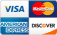 Visa, Mastercard, American Express, Discover