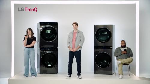 LG WKEX200HGA 27 Inch Smart Electric WashTower with 4.5 cu